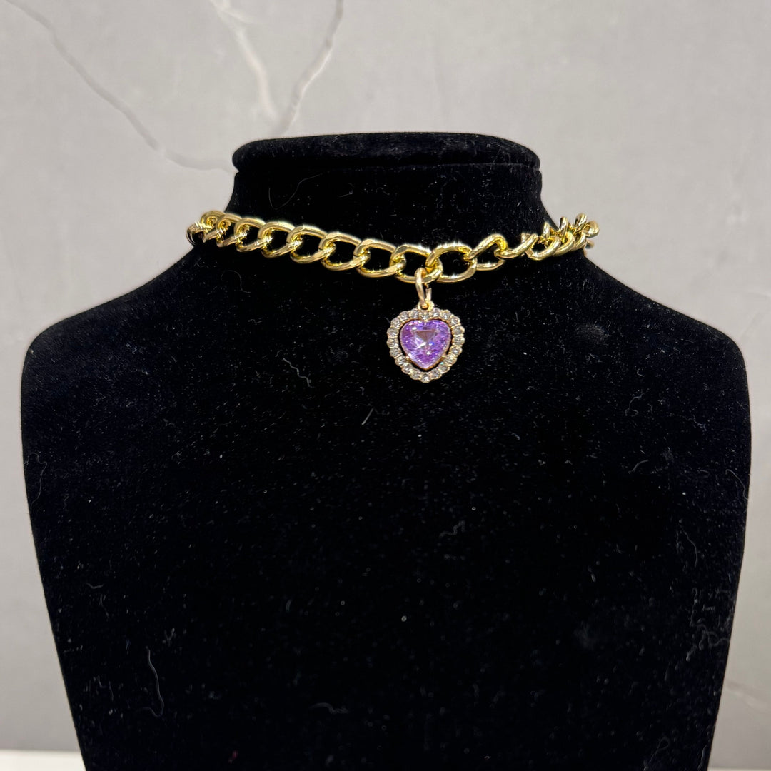 Halsband mit Kristallen und Perlen für Katzen und Hunde