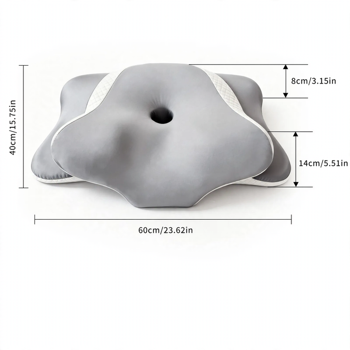 Nackenstützkissen aus Gedächtnisschaum, Schmetterlingsform