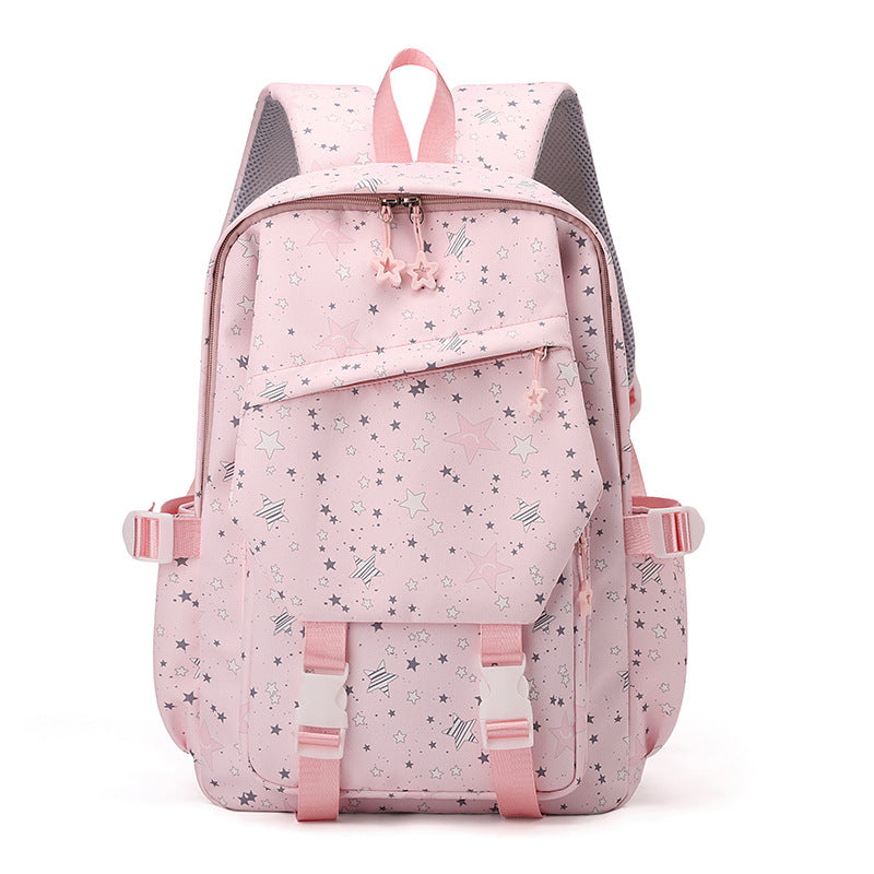 Großer Rucksack aus Polyester, atmungsaktiv