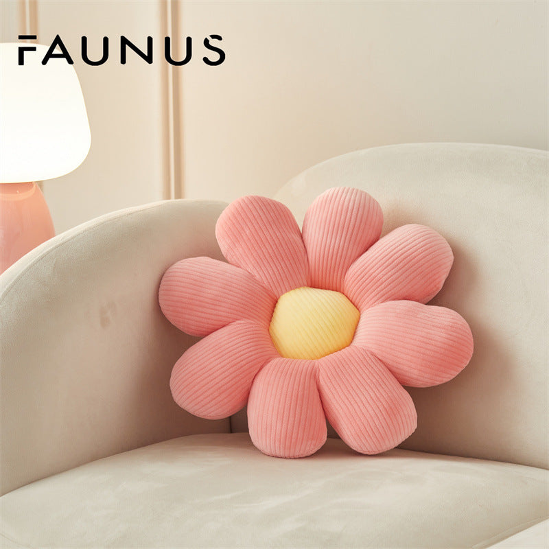 Sitzkissen mit Blumenmuster aus Polyester