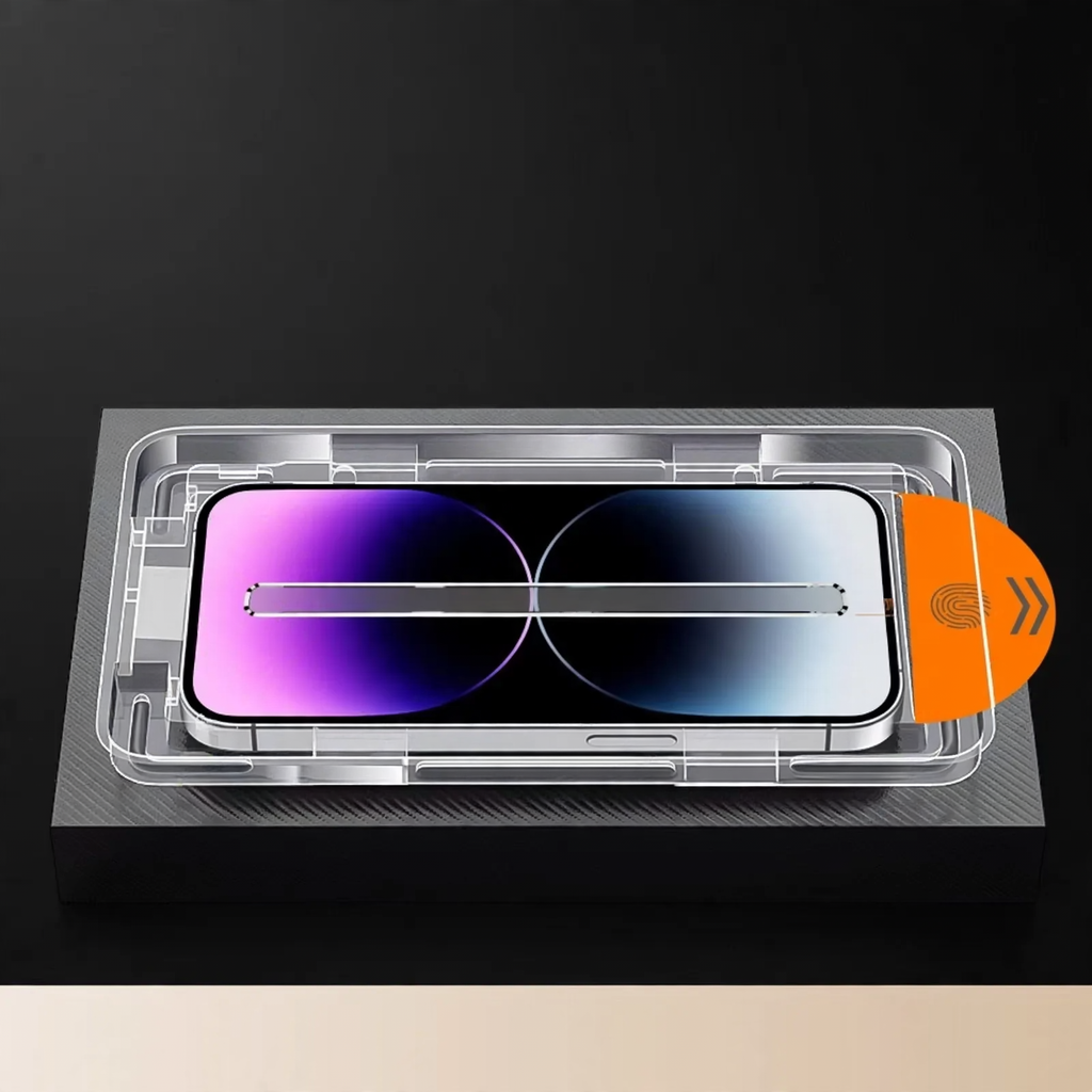 Gehärtete Glasschutzfolie für iPhone, 0,33 mm