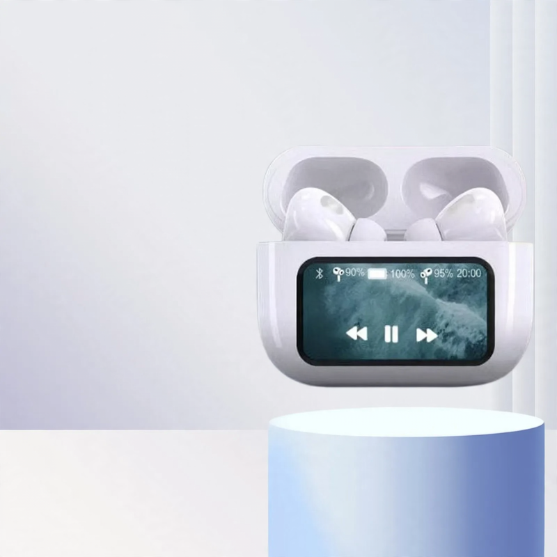 True-Wireless-Kopfhörer mit Farbdisplay und Geräuschunterdrückung