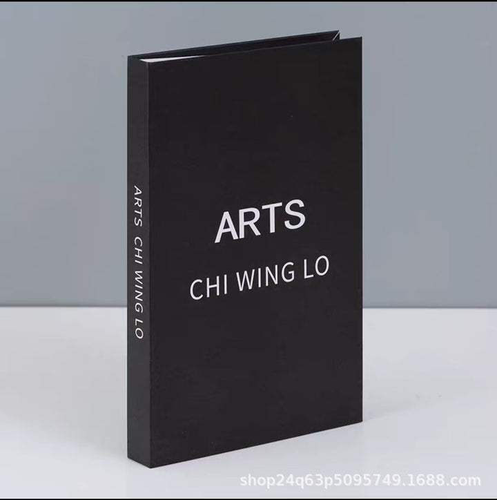 Dekoratives Kunstbuch, nordisch-minimalistisch