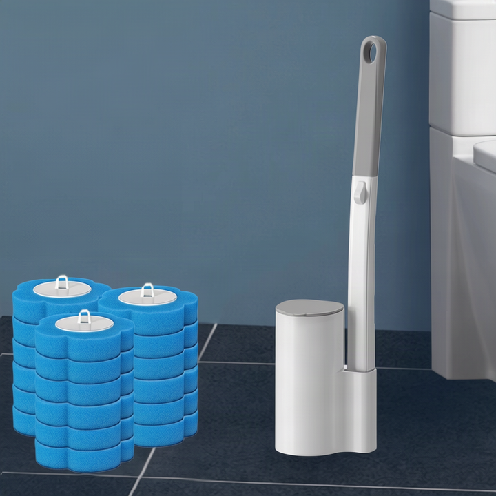 Einweg-Toilettenbürste mit Wechselköpfen