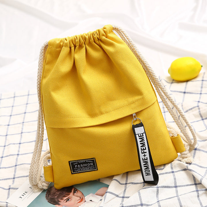 Leichter Rucksack aus Baumwollstoff