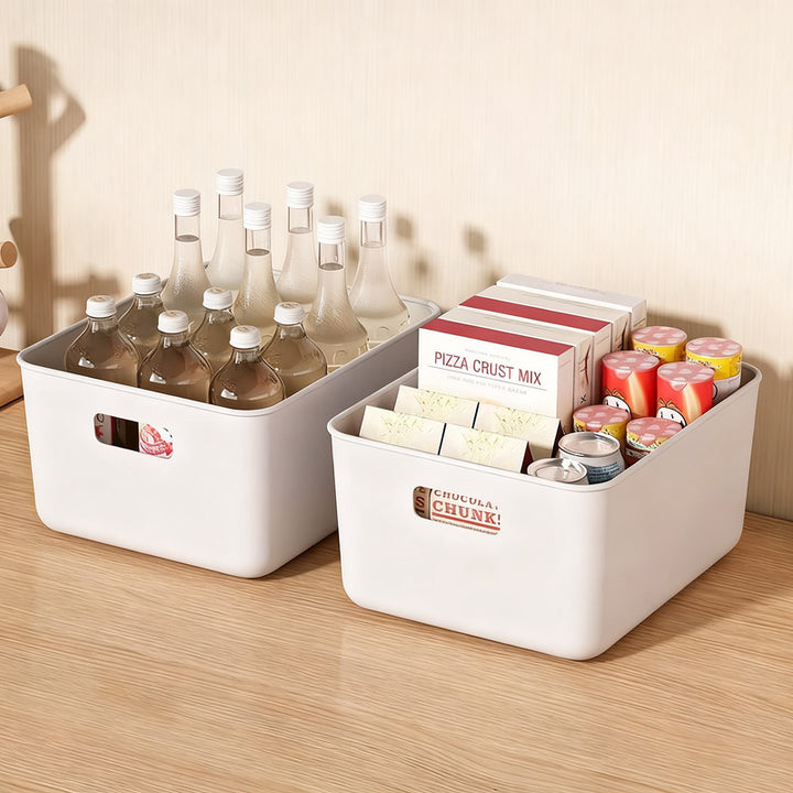 Kunststoff-Aufbewahrungsbox für Schreibtisch und Schrank