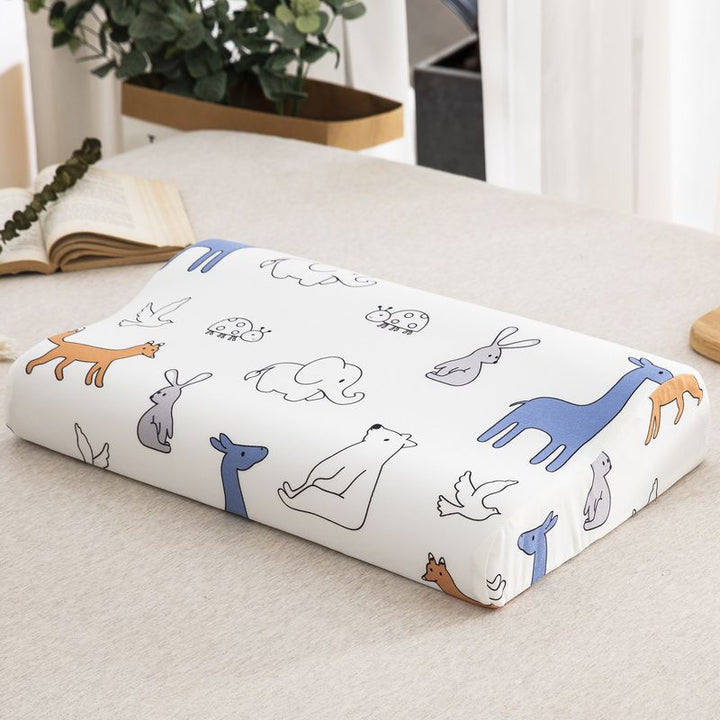 Kinderkissen mit Wellen-Design aus Memory-Foam