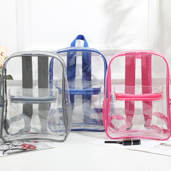 Transparenter PVC-Rucksack, wasserdicht