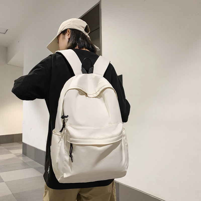 Oxford-Rucksack, einfarbig, großes Volumen