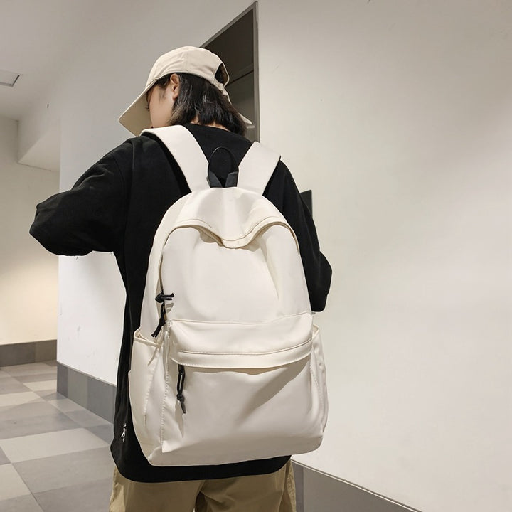 Oxford-Rucksack, einfarbig, großes Volumen