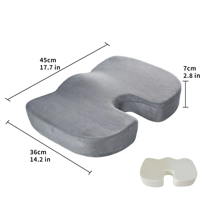 Gel-Sitzkissen mit Memory-Foam, 45×36×7 cm