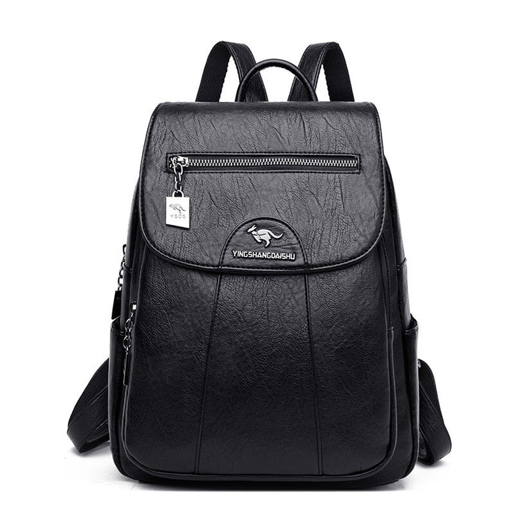 Damen-Rucksack, PU-Leder, Vintage-Stil