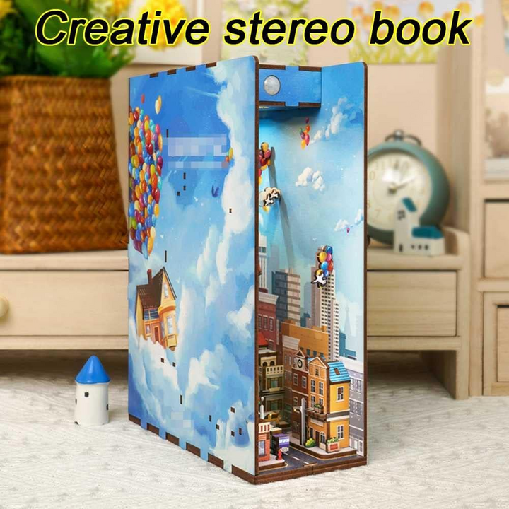 3D-Holz Puzzle DIY-Bücherregal Kit | Karnz