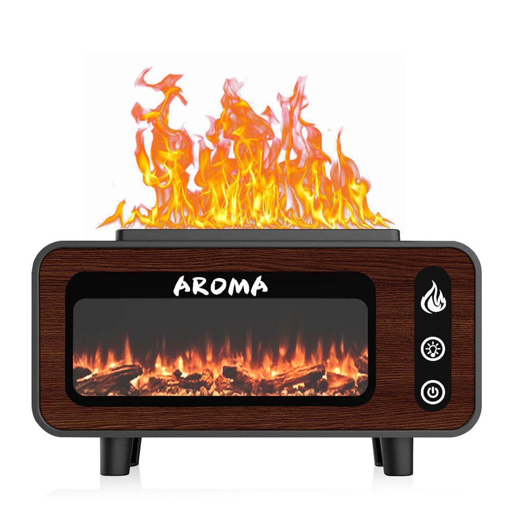 Flammen-Aroma-Diffuser mit Ultraschall und LED