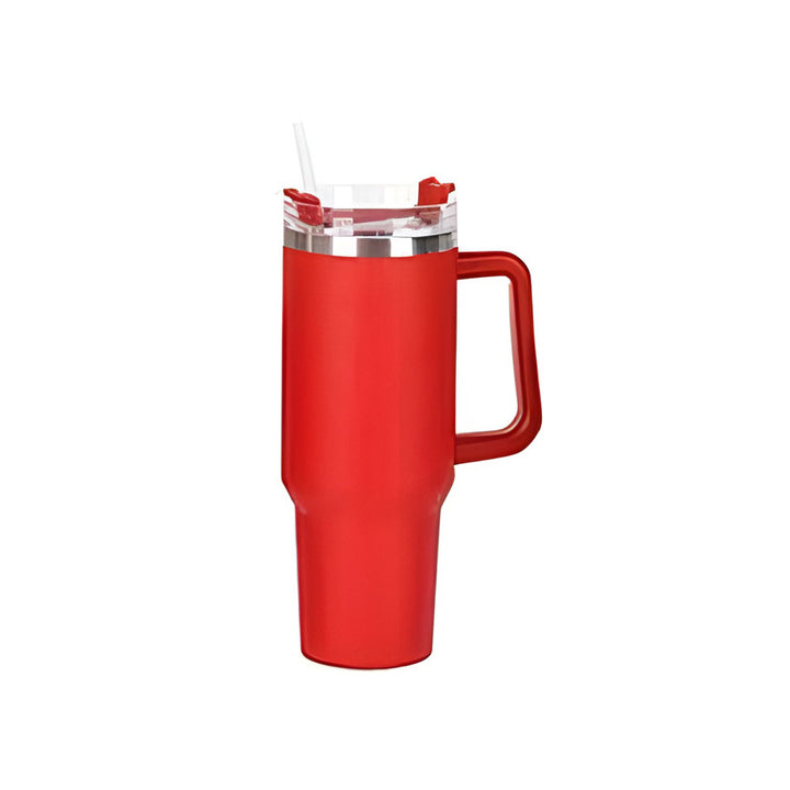 Isolierbecher 40oz mit Strohhalm und Henkel