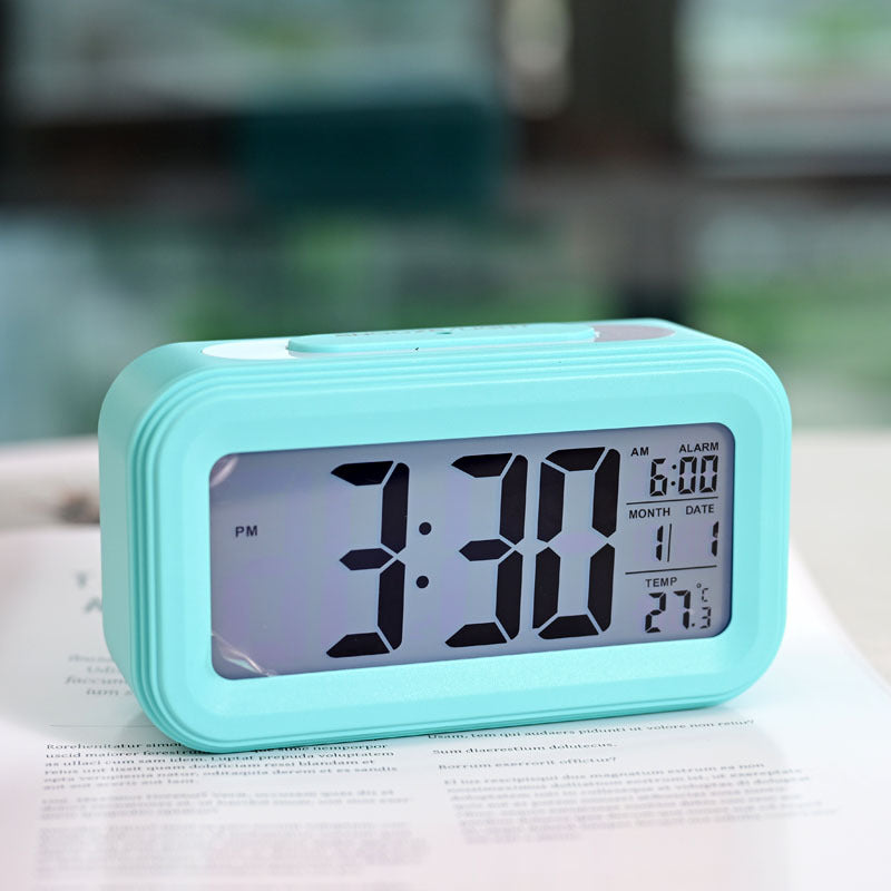 Digitale Wecker-Leuchte mit LED-Display