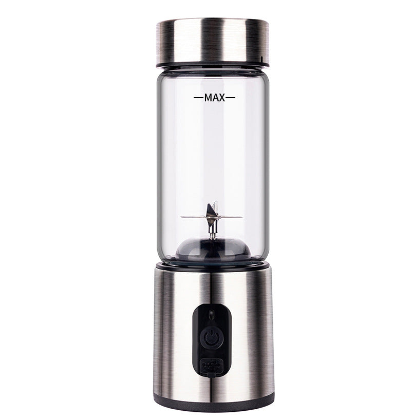 Tragbarer Entsafter aus Borosilikatglas, 400 ml