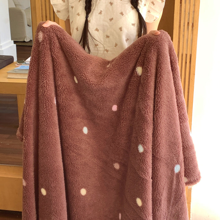 Fleece-Wolldecke aus Polyester, 75–150 cm