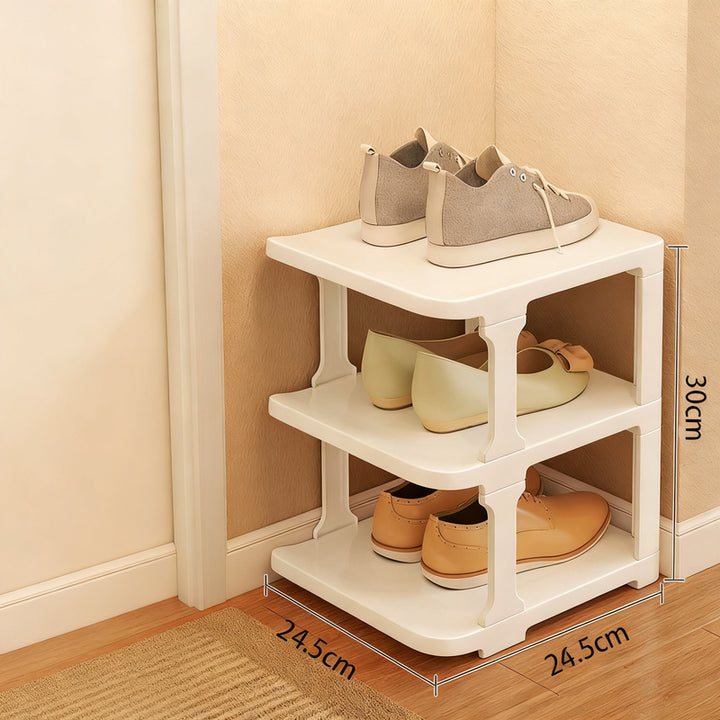 Schuhregal aus Kunststoff, 9-lagig