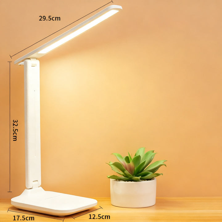 Klappbare LED-Schreibtischlampe mit USB-Anschluss
