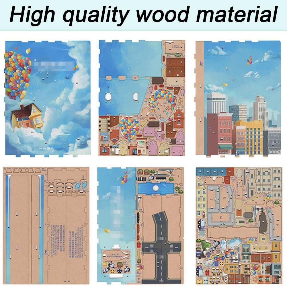 3D-Holz Puzzle DIY-Bücherregal Kit | Karnz
