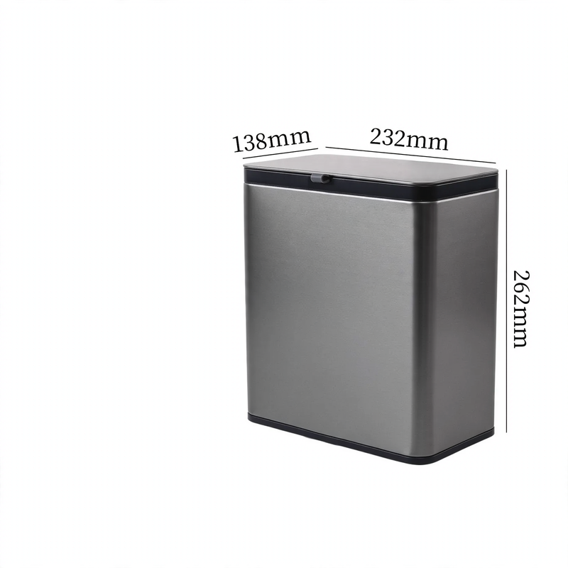 Sensor-Mülleimer 206, 13–17 L, quadratisch
