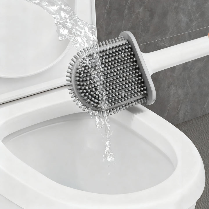 Toilettenbürste mit Ablauf-Funktion