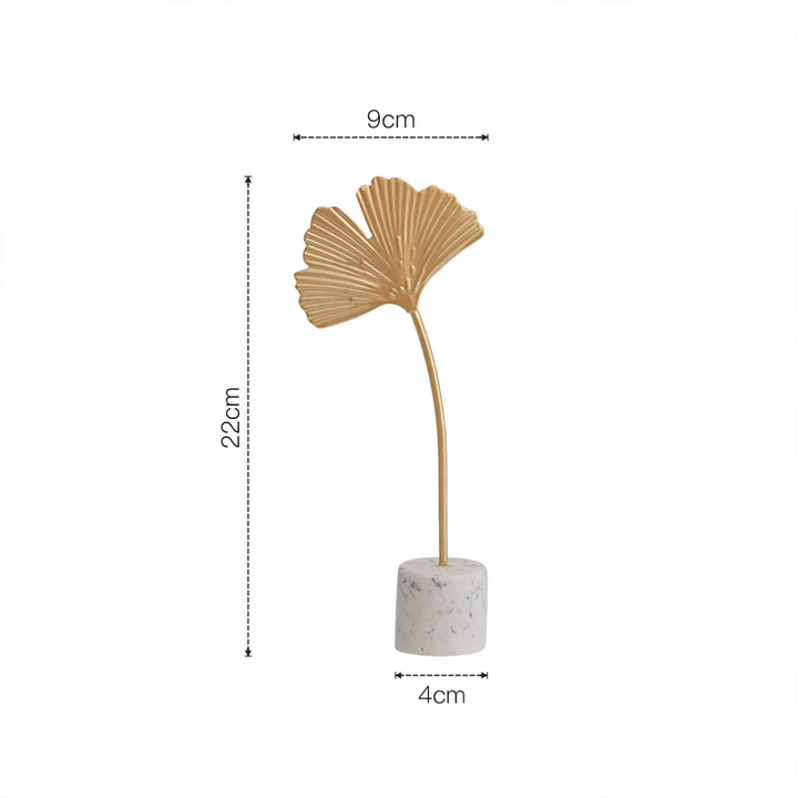 Eisblume Dekofigur aus Eisen, modern