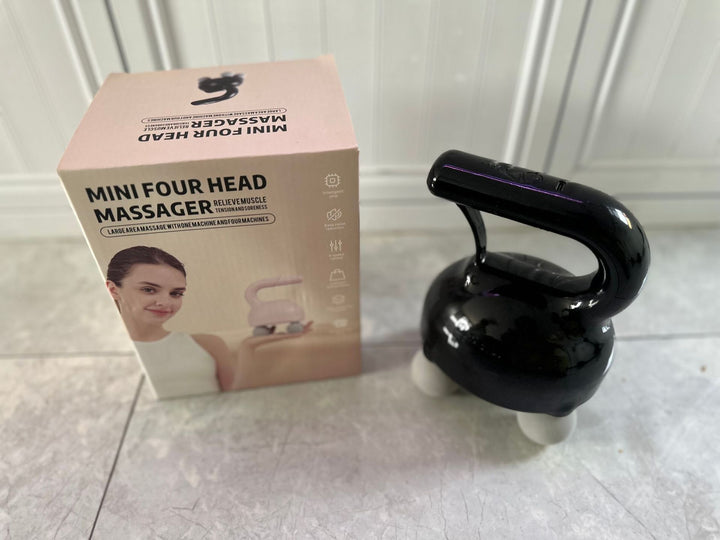 Mini-Vibrationsmassager HY-mini2025 mit vier Köpfen