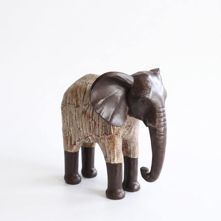 Elefanten-Dekofigur aus Kunstharz, europäischer Stil