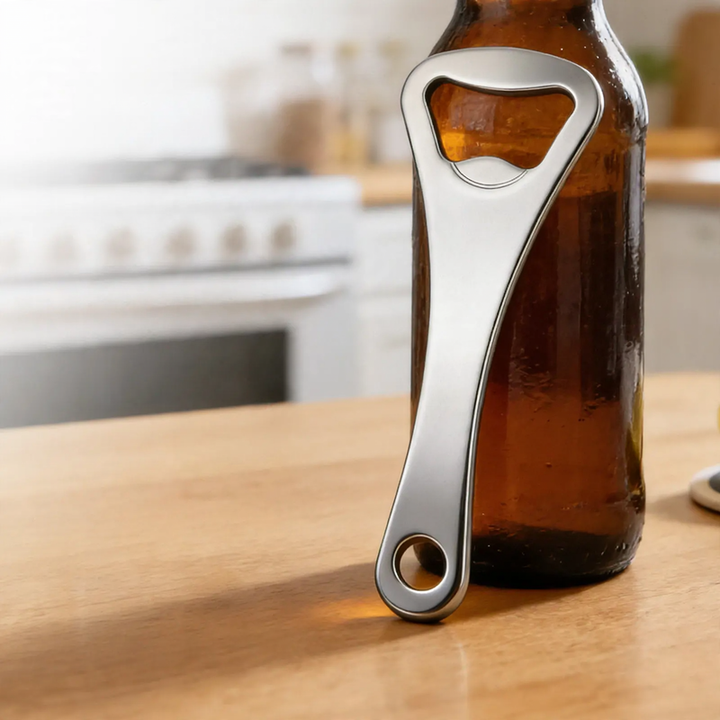 Flaschenöffner aus Stahl, tragbar
