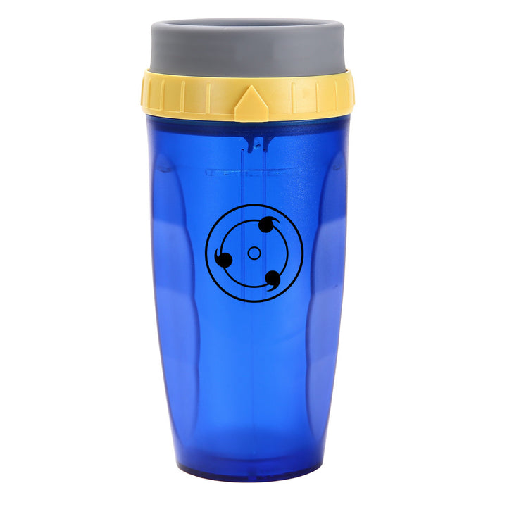 Tragbarer Trinkbecher mit Strohhalm, 300 ml