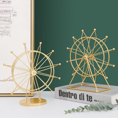 Drehbares Riesenrad-Modell, Eisen, europäischer Stil