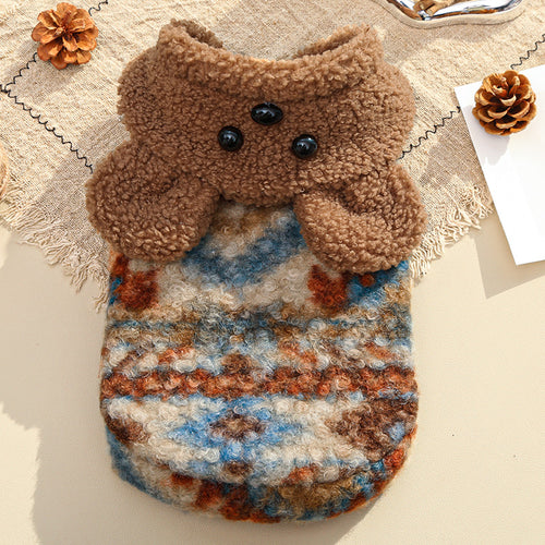 Haustier-Pullover mit Fleecefutter, zweiarmig