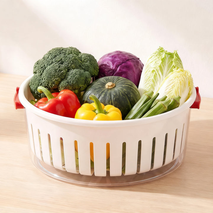 Gemüsewaschsieb, zweiteilig, abnehmbar
