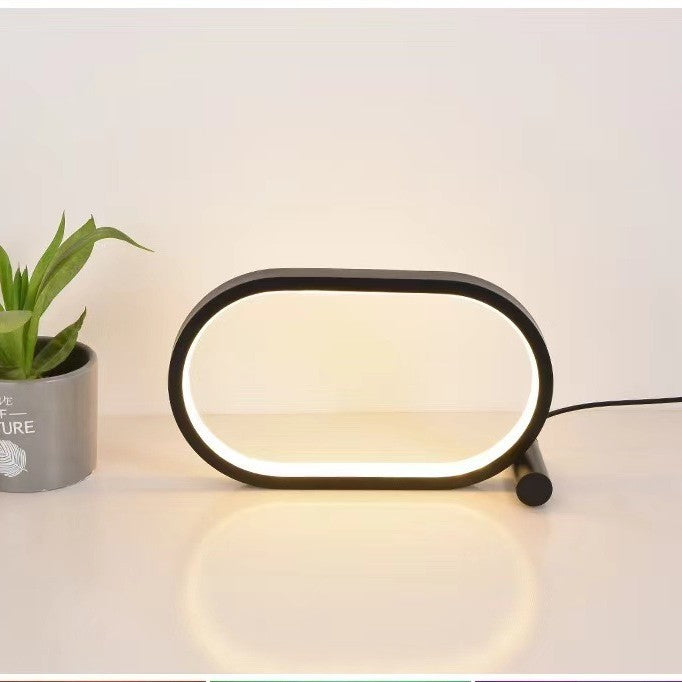 Ringlicht mit RGB-Farbwechsel, Aluminiumsockel