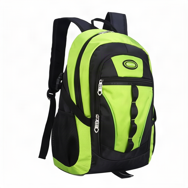 Schülerrucksack, Polyester, Streifenmuster