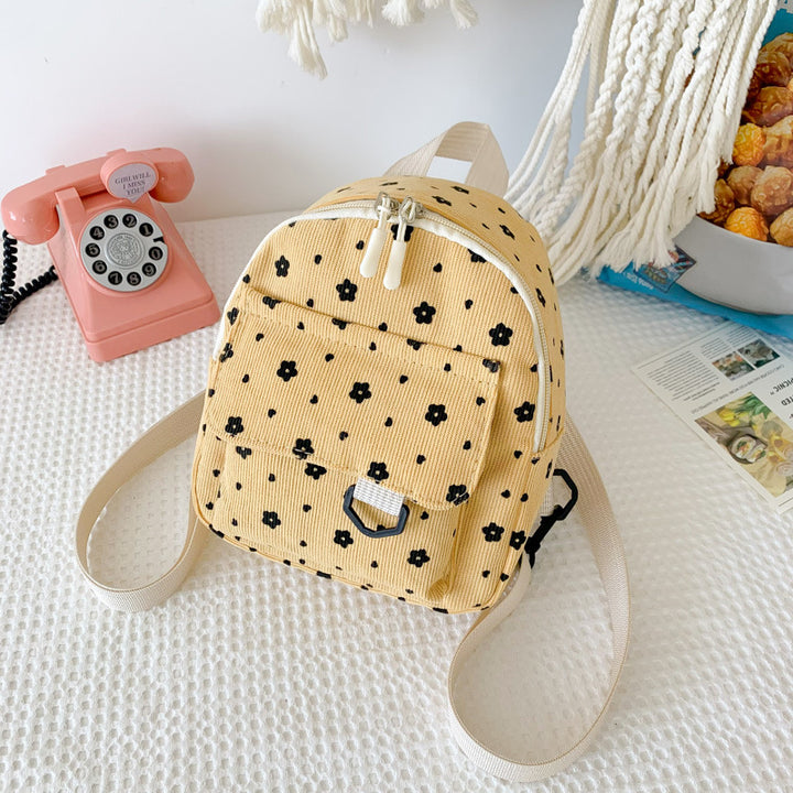 Kleiner Rucksack aus Baumwolle, abriebfest