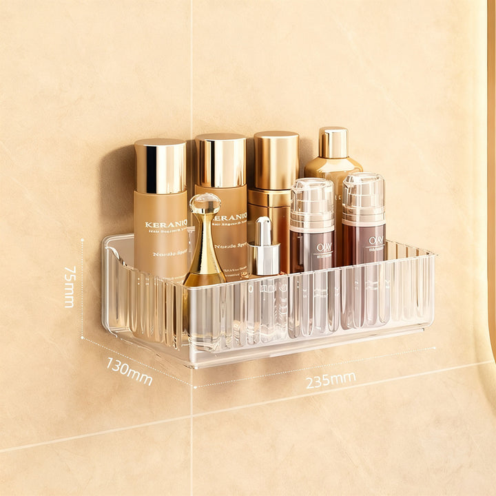 Acryl-Wandregal für Badezimmer, ohne Bohren