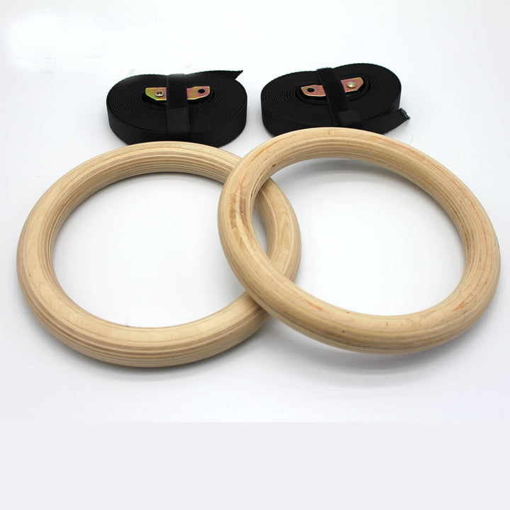 Holz-Turnringe mit Gurt