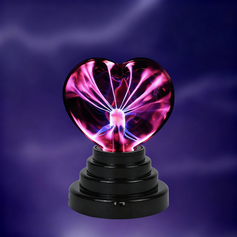 Plasma-Kugelleuchte, Glas, 105×145 mm