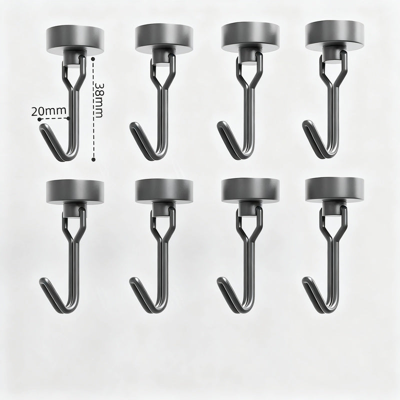 Edelstahl-Magnethaken, magnetisch