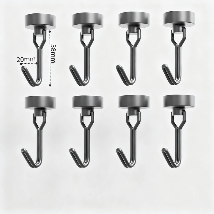 Edelstahl-Magnethaken, magnetisch