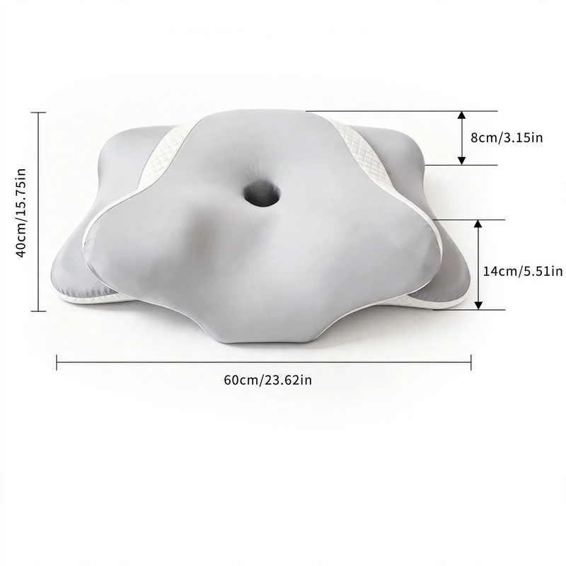 Nackenstützkissen aus Gedächtnisschaum, Schmetterlingsform