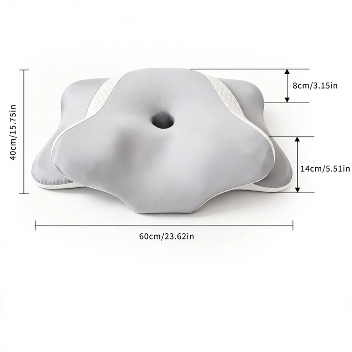 Nackenstützkissen aus Gedächtnisschaum, Schmetterlingsform