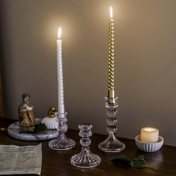 Glaskerzenstänger, modernes Design