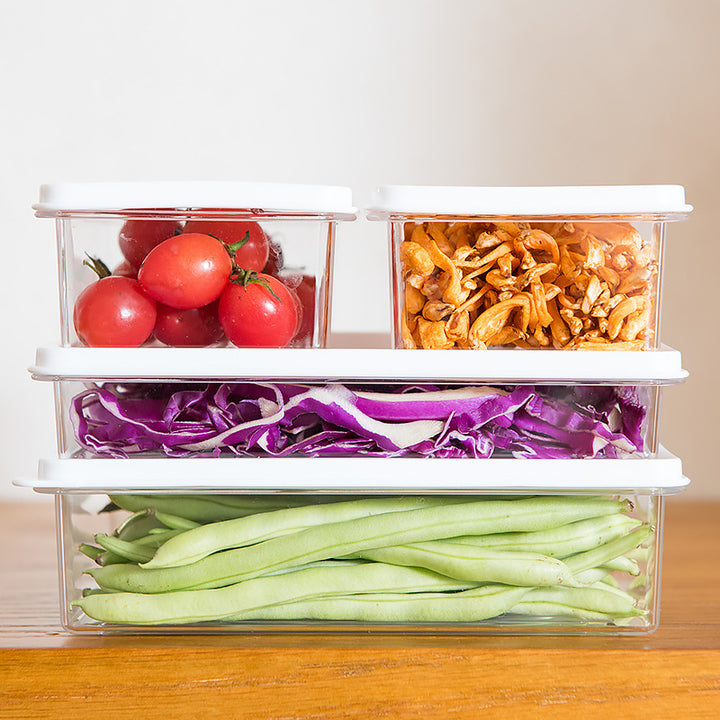 Kühlschrank-Frischhaltebox, quadratisch, lebensmittelecht