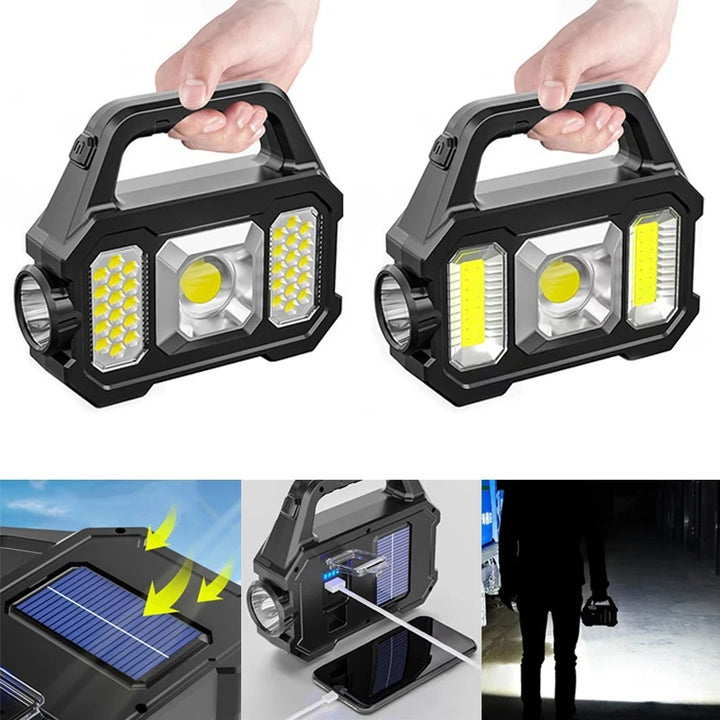 Multifunktions-Campingleuchte, ABS, aufladbar