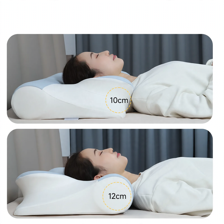 Ergonomisches Nackenstützkissen aus Gedächtnisschaum