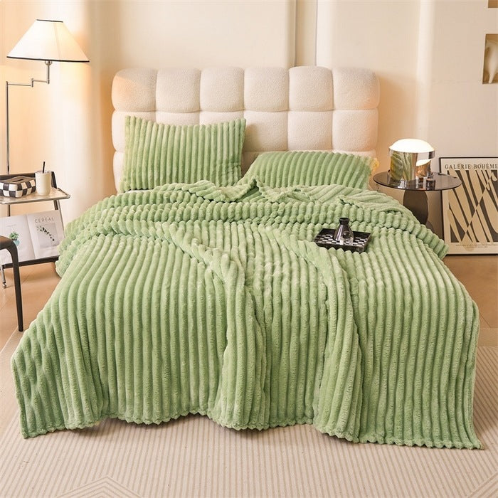 Fleece-Wolldecke, 800–1000 g, vier Jahreszeiten